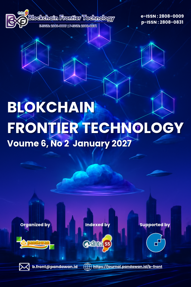 					View Vol. 6 No. 2 (2027): Blockchain Frontier Technology
				